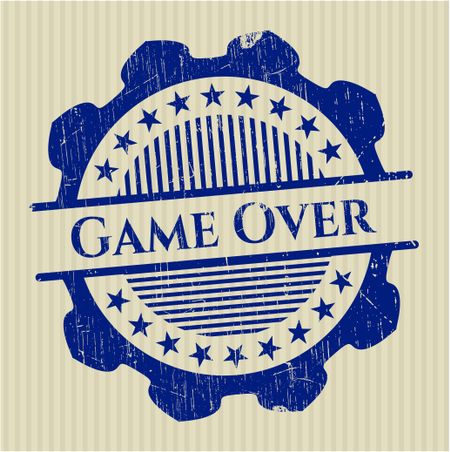 Game Over rubber texture