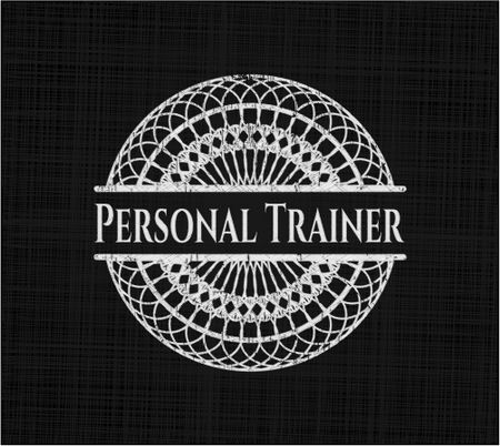 Personal Trainer written on a blackboard