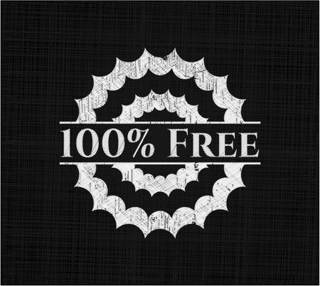 100% Free with chalkboard texture