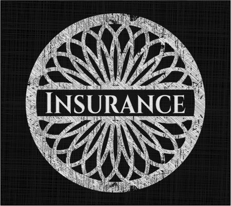 Insurance on chalkboard