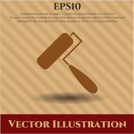 roller-brush-symbol-366490439 Roller brush symbol