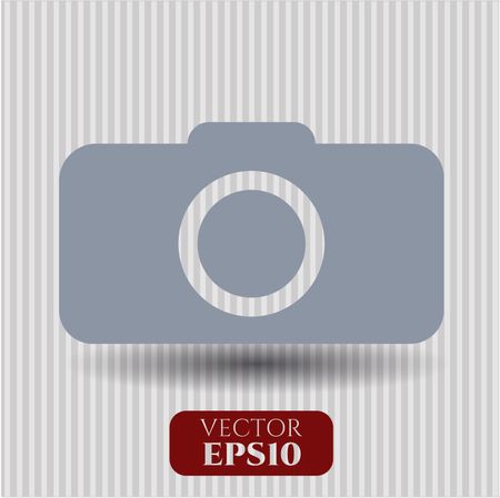 Photo camera icon vector illustration