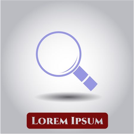 Magnifying glass, search vector icon or symbol