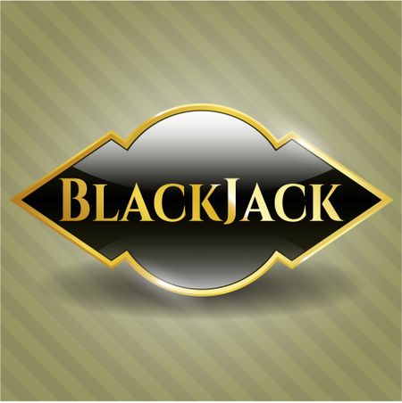 BlackJack golden emblem or badge