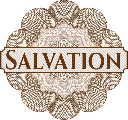 Salvation abstract linear rosette