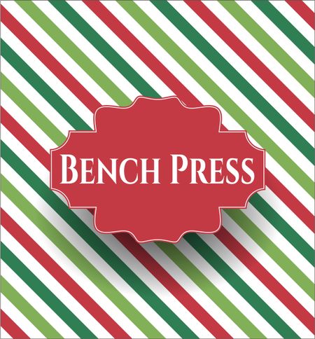 Bench Press poster or banner
