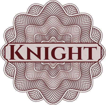 Knight abstract rosette