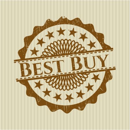 Best Buy rubber stamp