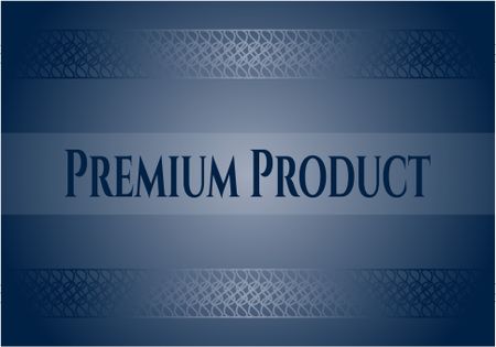Premium Product retro style card, banner or poster