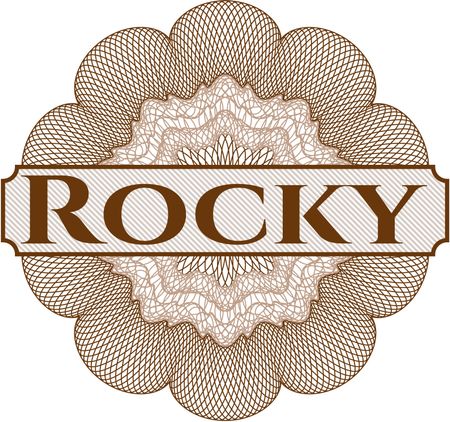 Rocky money style rosette