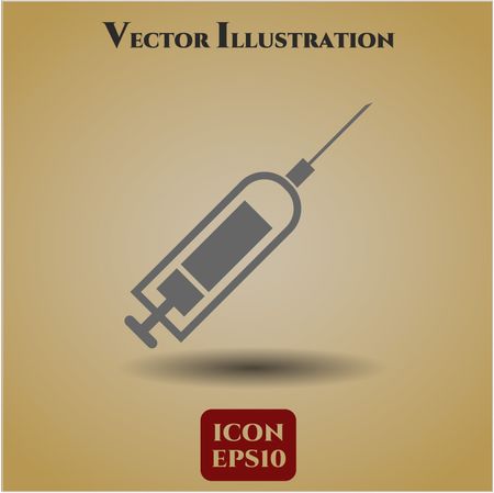 Syringe icon vector illustration