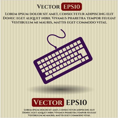 Keyboard vector icon