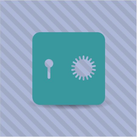 Safe (Safety deposit box) vector icon