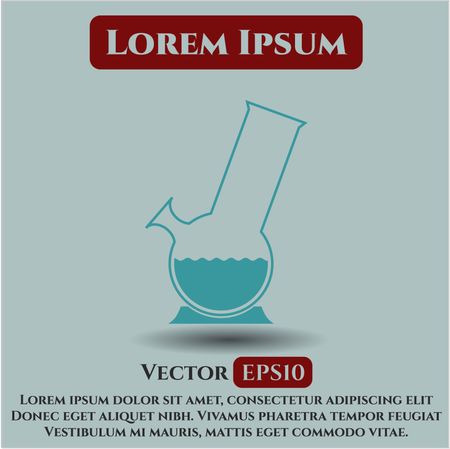 Marijuana Bong vector symbol