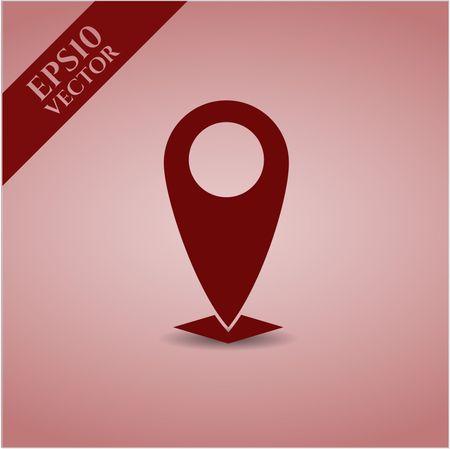 Map Pointer vector icon or symbol