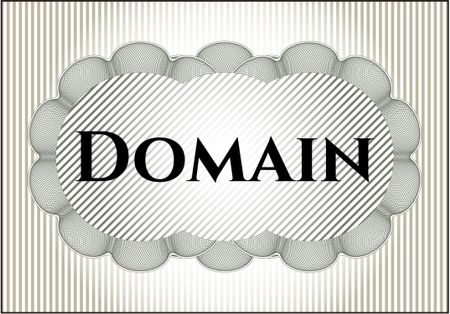 Domain card, poster or banner