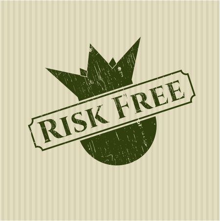 Risk Free rubber grunge texture stamp