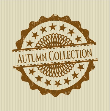 Autumn Collection grunge stamp