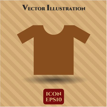 Shirt vector icon or symbol