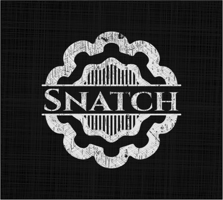 Snatch with chalkboard texture