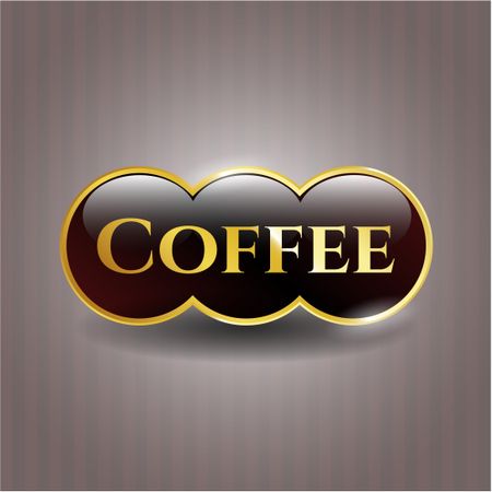 Coffee shiny badge