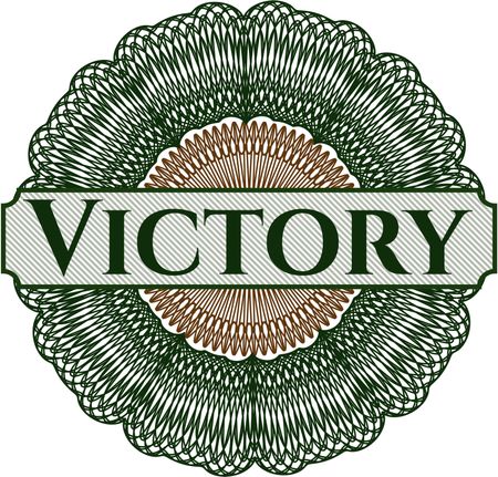 Victory abstract rosette