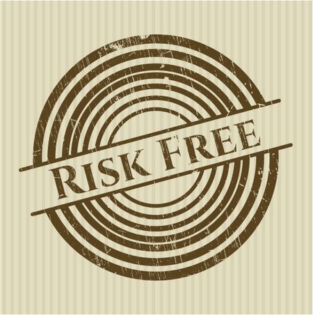 Risk Free grunge stamp