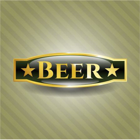 Beer shiny badge