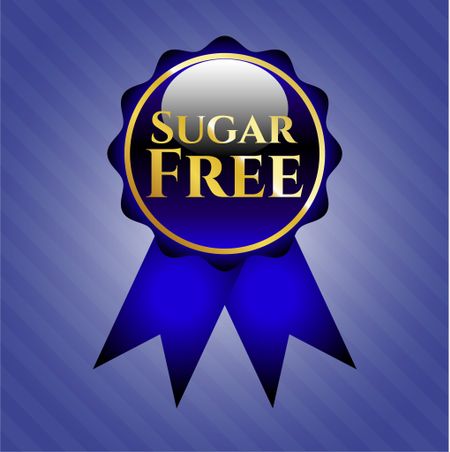 Sugar Free gold emblem