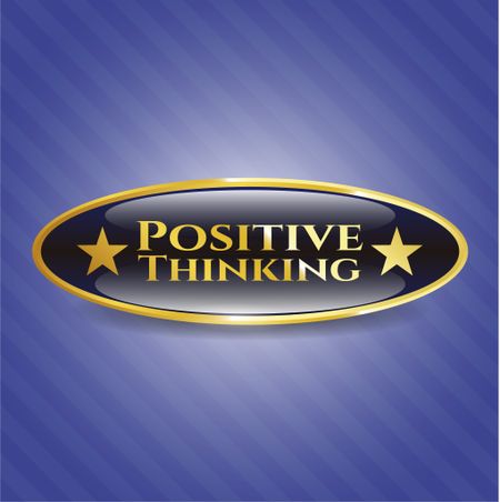 Positive Thinking gold emblem
