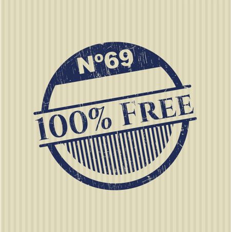 100% Free rubber stamp with grunge texture