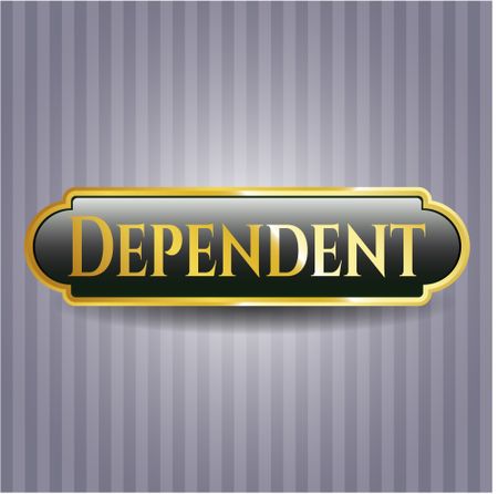 Dependent gold badge