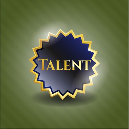Talent gold emblem
