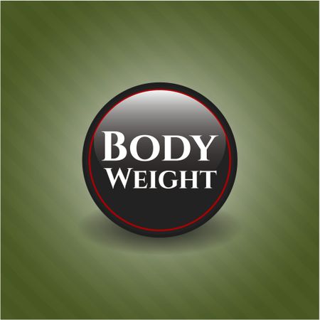 Body Weight black shiny emblem