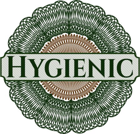 Hygienic linear rosette