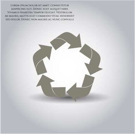 Recycle icon or symbol