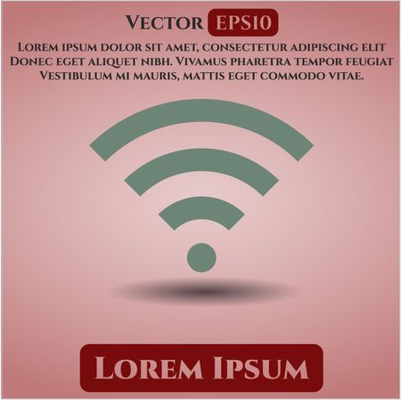 Wifi signal vector icon