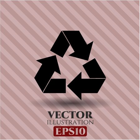 Recycle vector icon