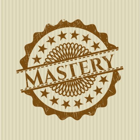 Mastery with rubber seal texture