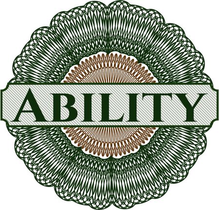 Ability abstract linear rosette