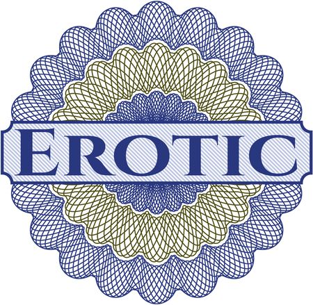 Erotic abstract rosette