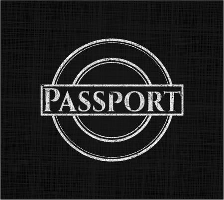 Passport chalk emblem