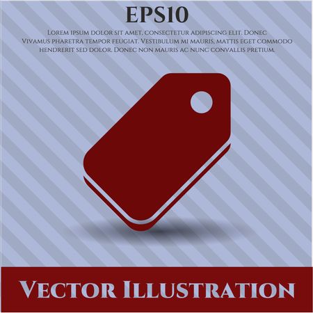 Tag icon vector illustration