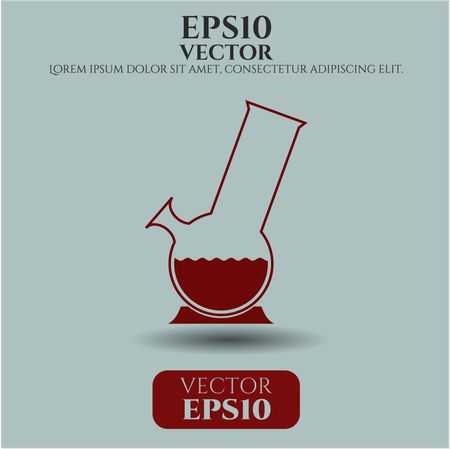 Bong Of Marijuana icon vector illustration