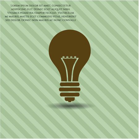 Light bulb high quality icon