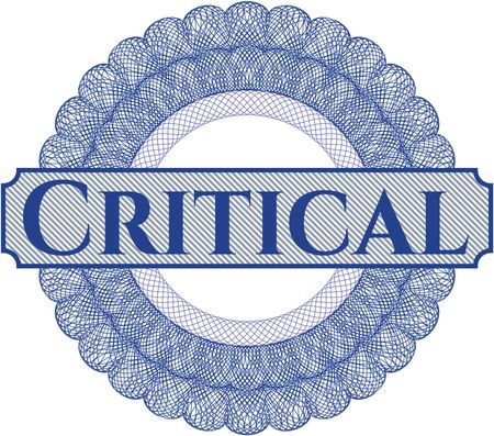 Critical abstract rosette