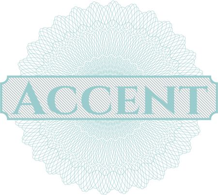 Accent money style rosette