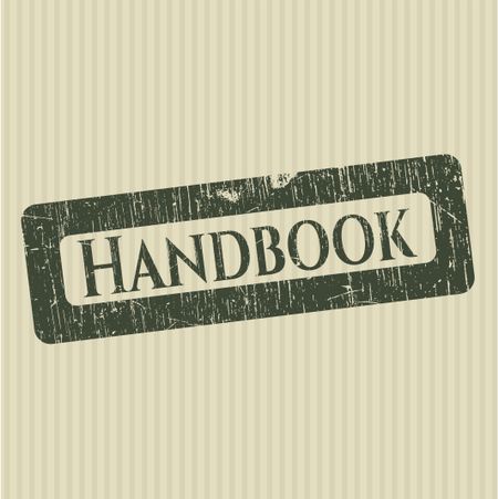 Handbook rubber texture