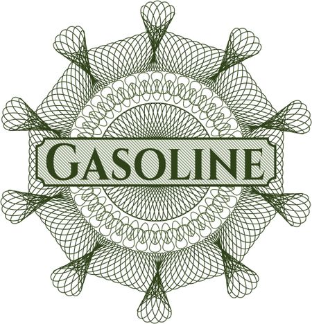 Gasoline abstract rosette