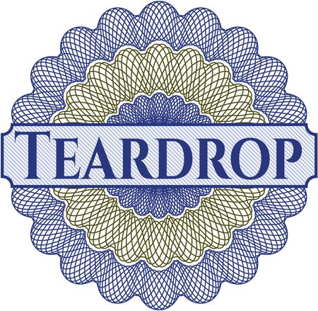 Teardrop rosette